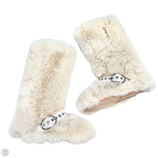 Boots Leather By Jeffrey Campbell In Cream, Size: 6.5
