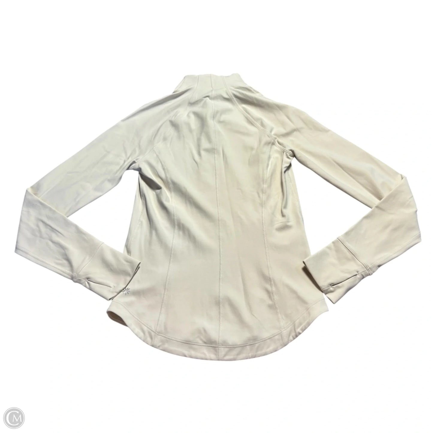 Athletic Jacket By Athleta In Cream, Size: Xs