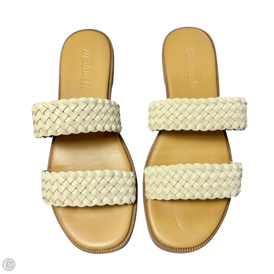 Sandals Flats By Madewell In Brown & Cream, Size: 6.5