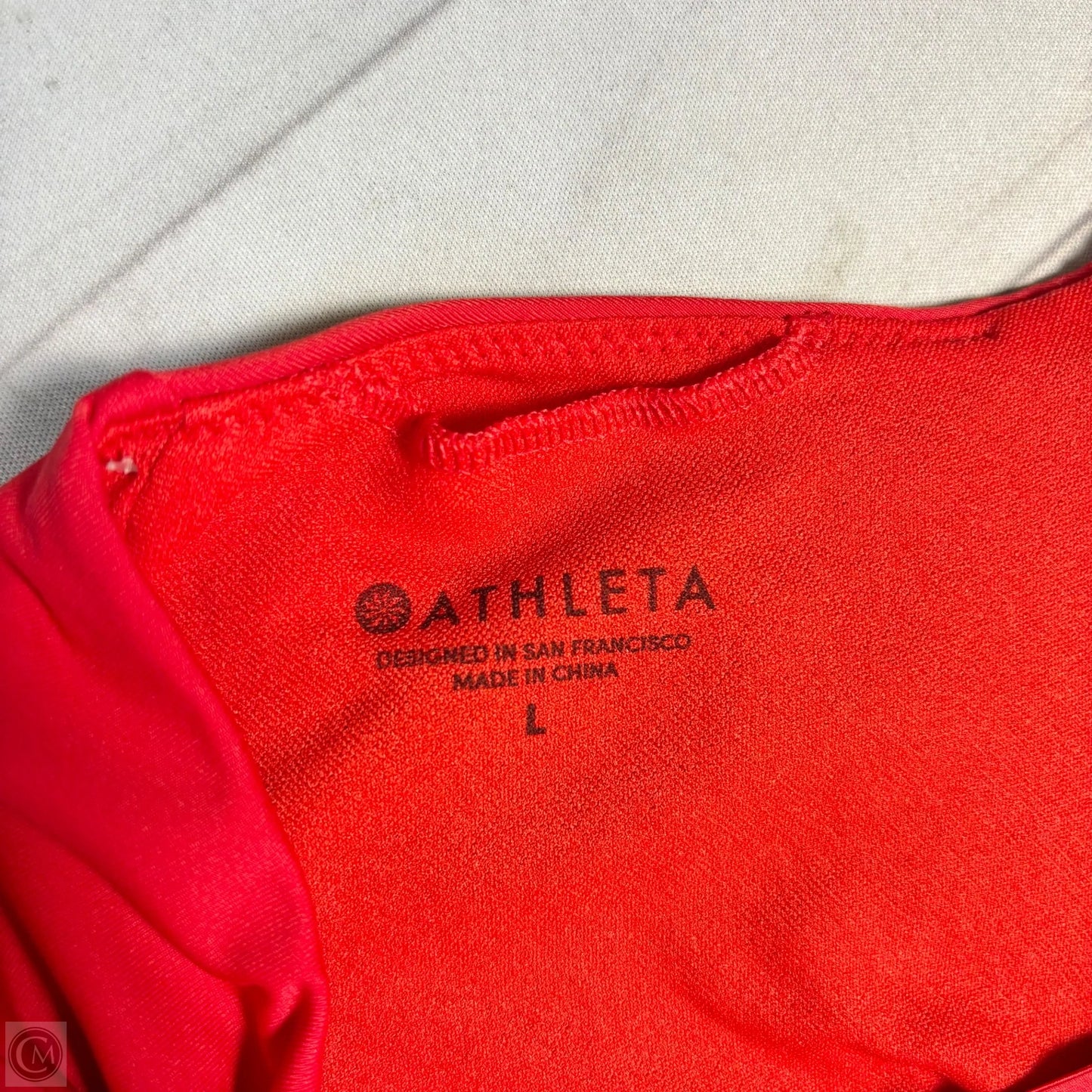 Athletic Bra By Athleta In Red, Size: L