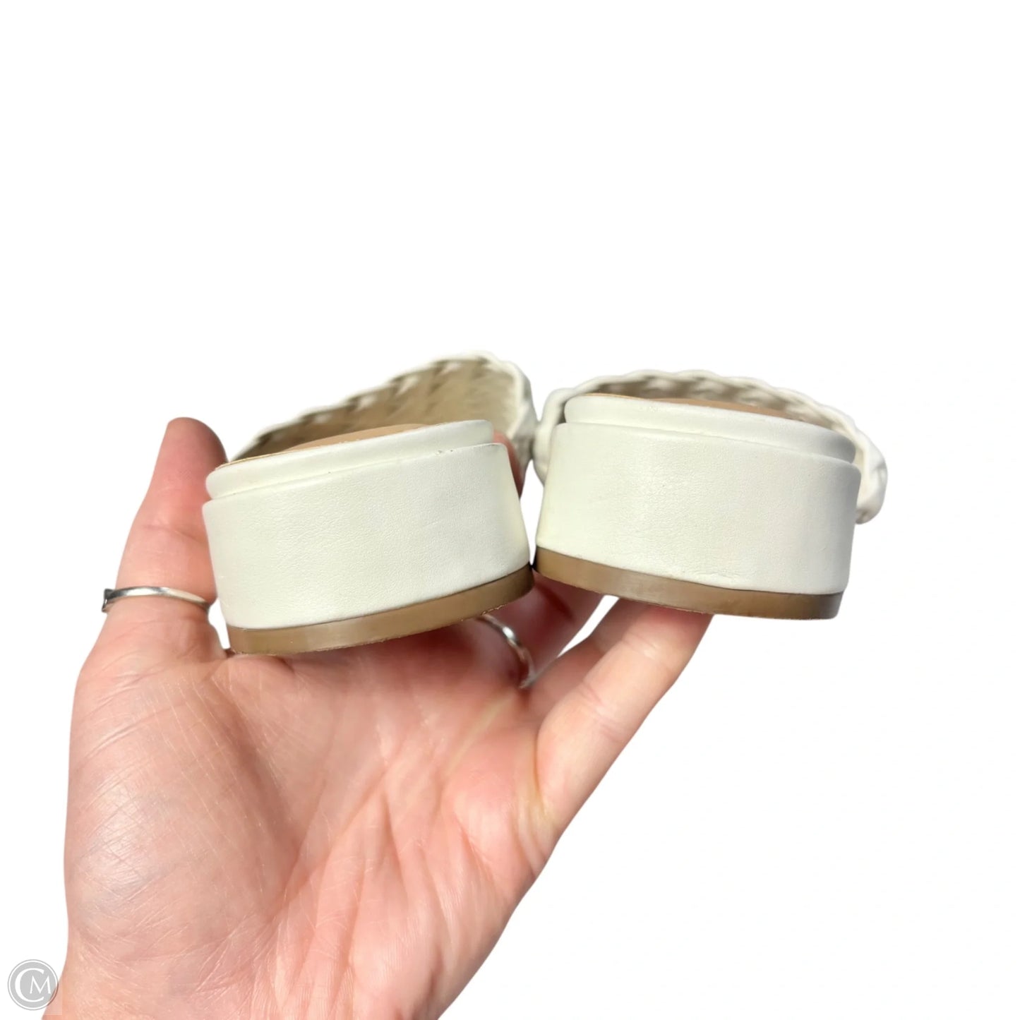 Sandals Heels Kitten By Rachel Zoe In White, Size: 8