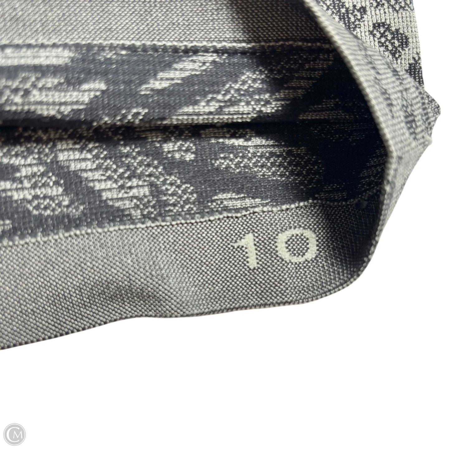 Athletic Top Short Sleeve By Lululemon In Black & Grey, Size: M