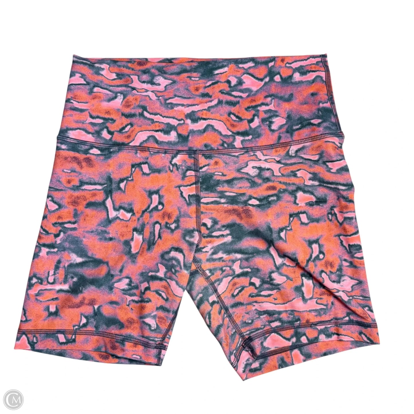 Athletic Shorts By Lululemon In Blue & Pink, Size: M
