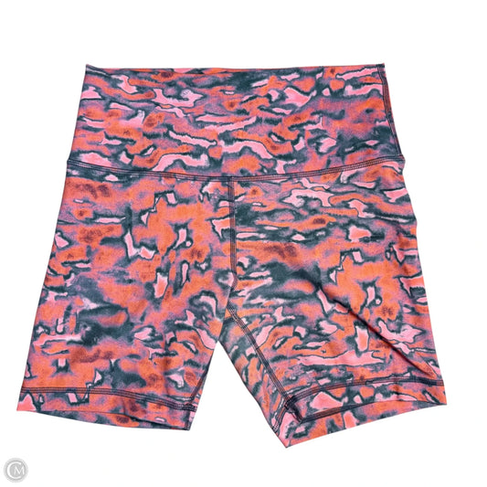 Athletic Shorts By Lululemon In Blue & Pink, Size: M