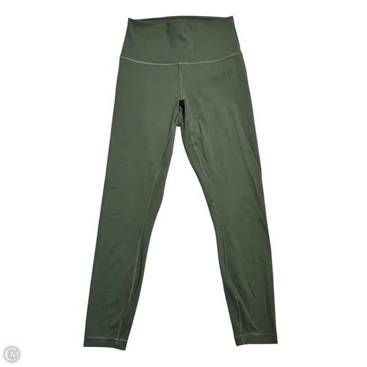 Athletic Leggings By Lululemon In Green, Size: S
