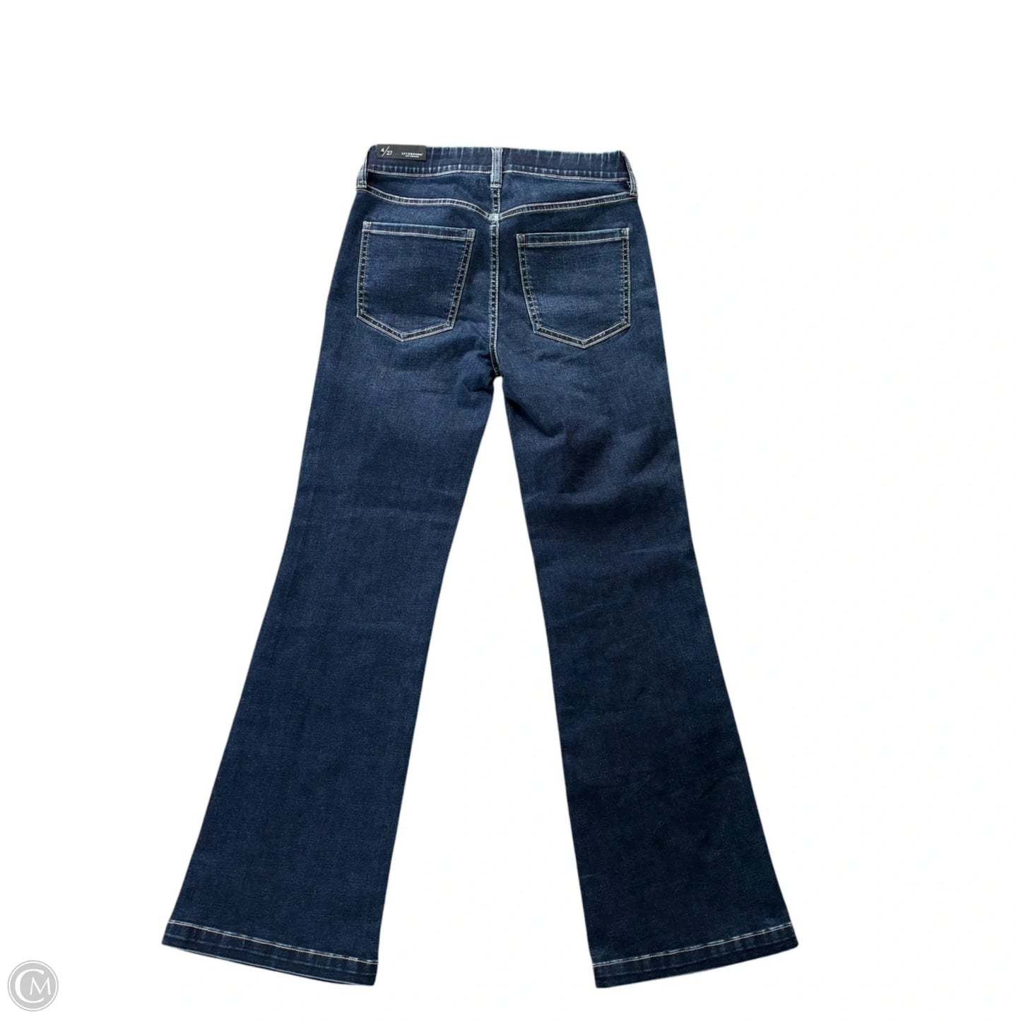 Jeans Flared By Liverpool In Blue Denim, Size: 4