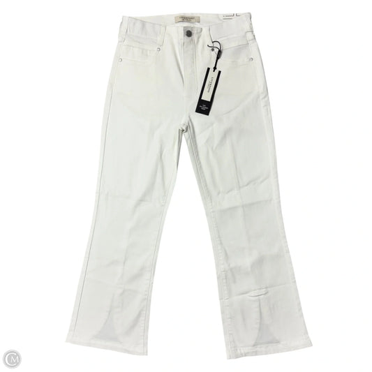 Jeans Boot Cut By Liverpool In White Denim, Size: 4