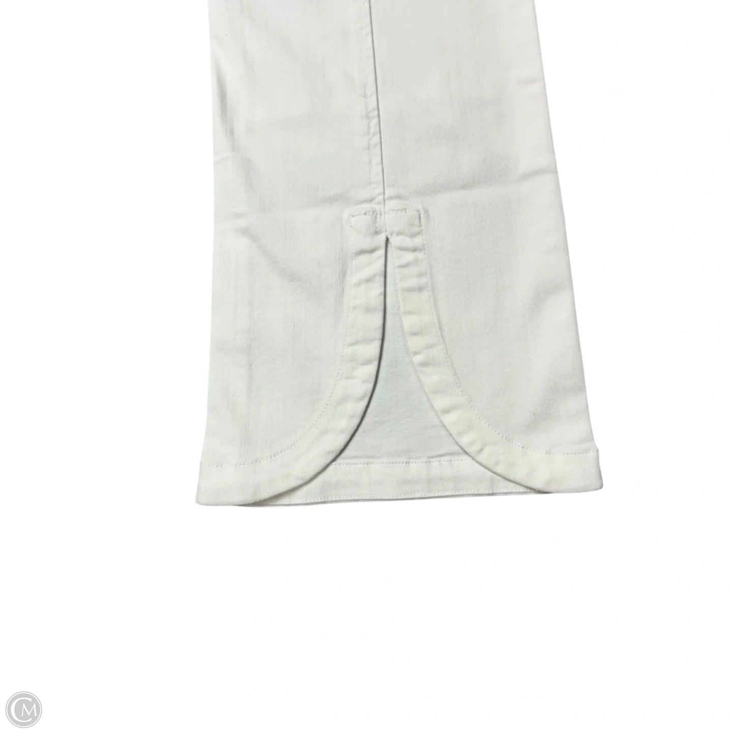 Jeans Boot Cut By Liverpool In White Denim, Size: 4
