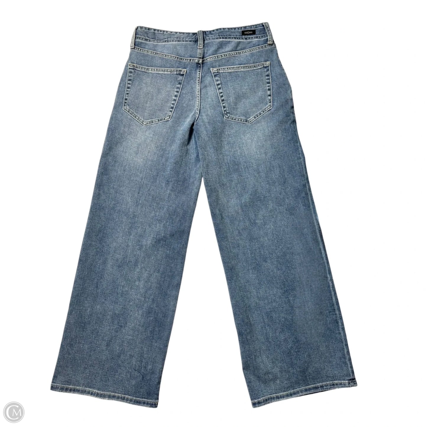 Jeans Wide Leg By Liverpool In Blue Denim, Size: 4