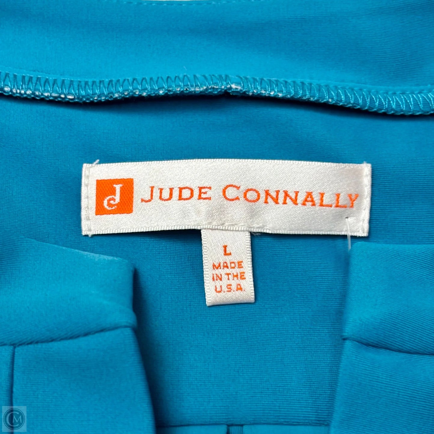 Blouse Long Sleeve By Jude Connally In Blue, Size: L