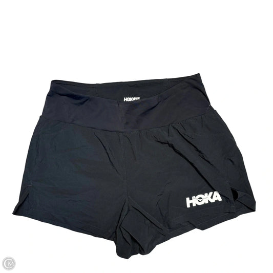 Athletic Shorts By Hoka In Black, Size: M