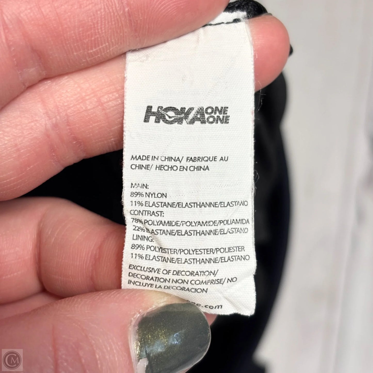 Athletic Shorts By Hoka In Black, Size: M