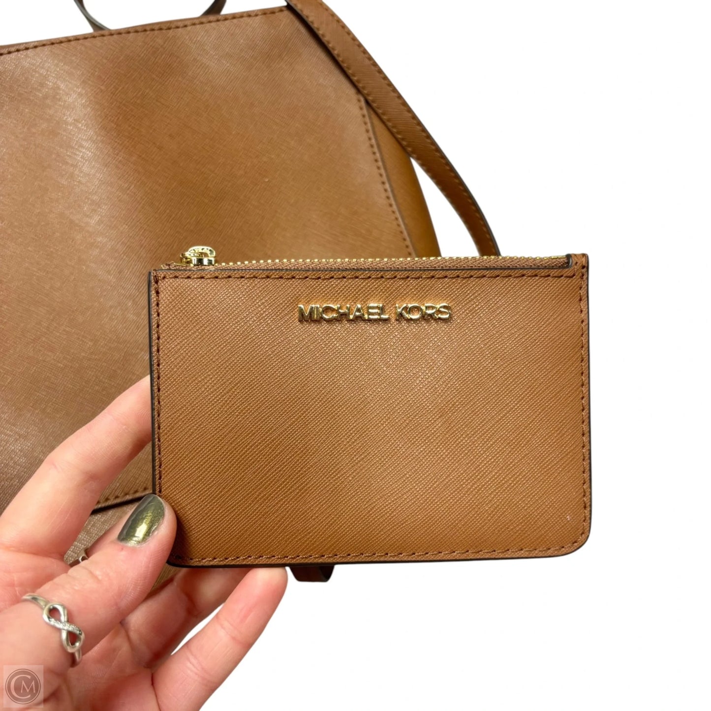 Crossbody Leather By Michael By Michael Kors, Size: Medium