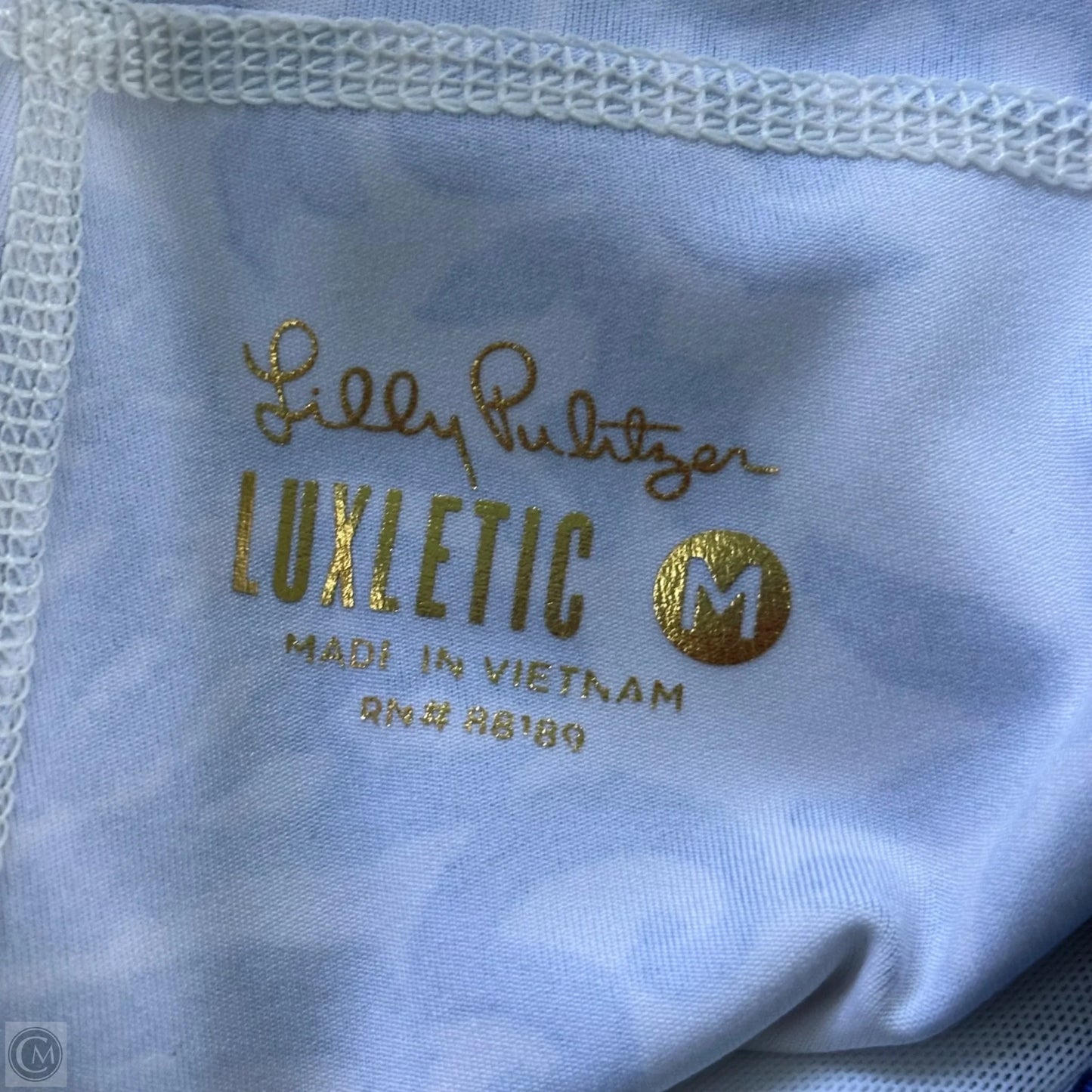 Pants Designer By Lilly Pulitzer In Blue & White, Size: M