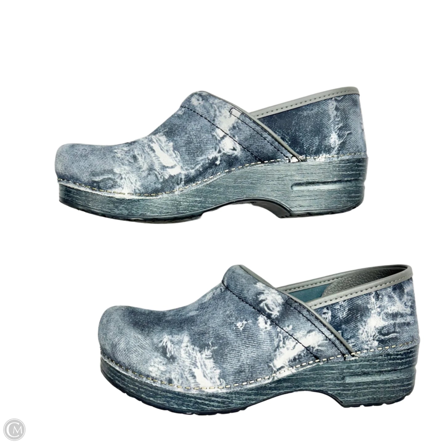 Sandals Heels Platform By Dansko In Grey, Size: 10.5
