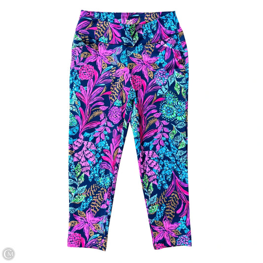 Pants Designer By Lilly Pulitzer In Blue & Purple, Size: S