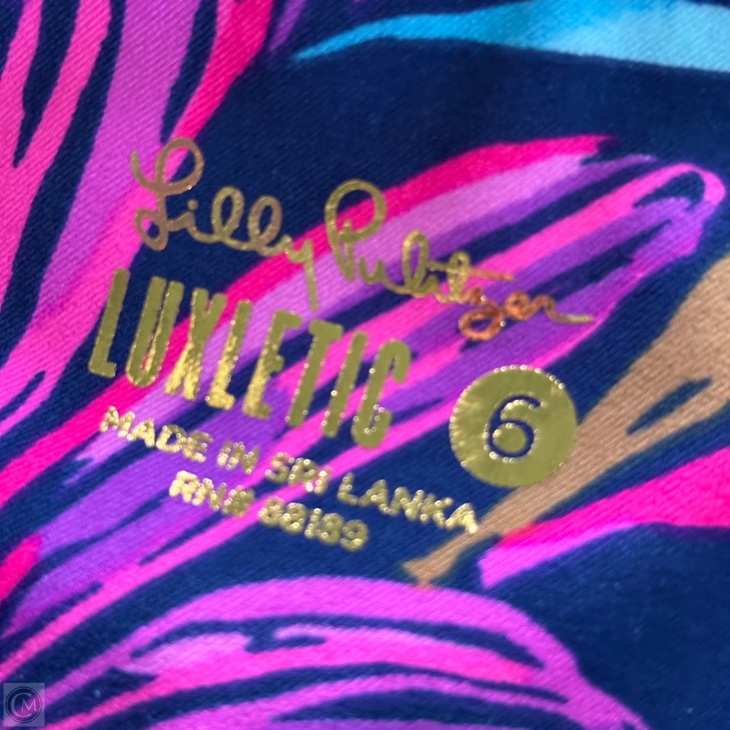 Pants Designer By Lilly Pulitzer In Blue & Purple, Size: S