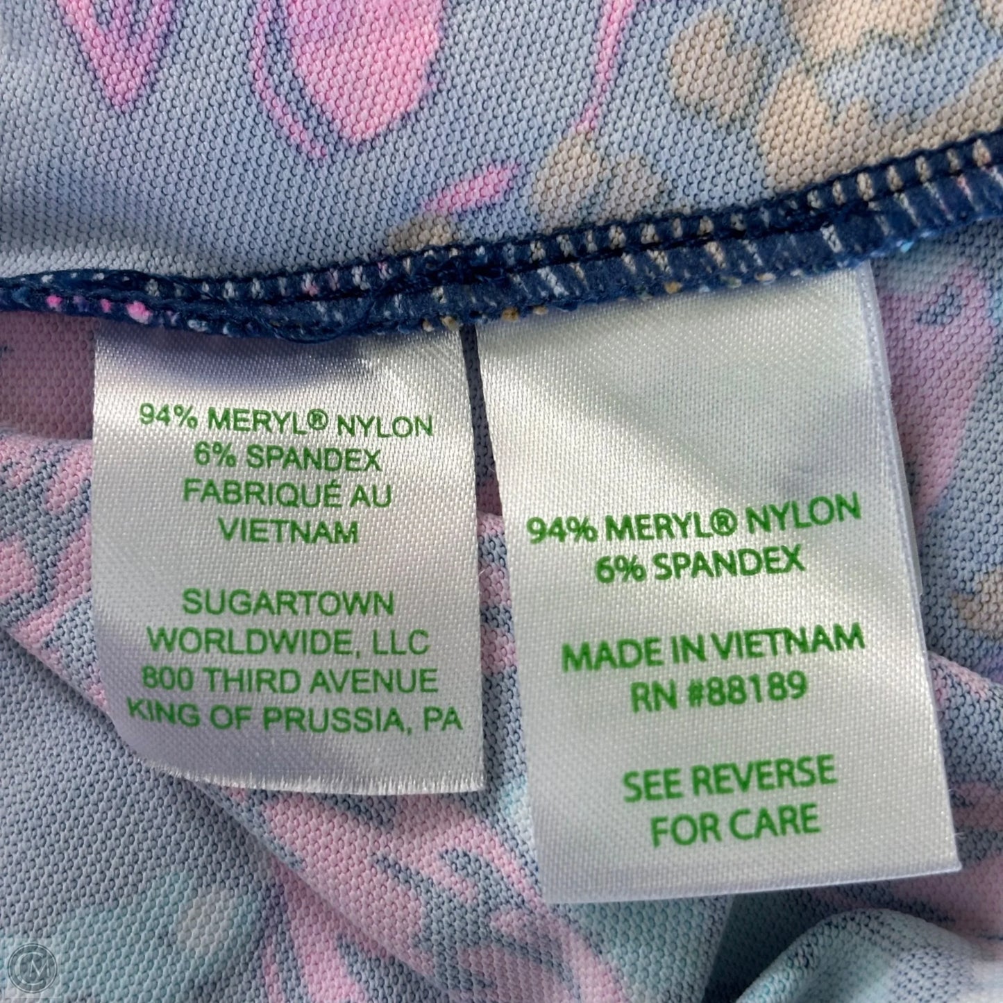 Top Long Sleeve Designer By Lilly Pulitzer In Blue & Purple, Size: S