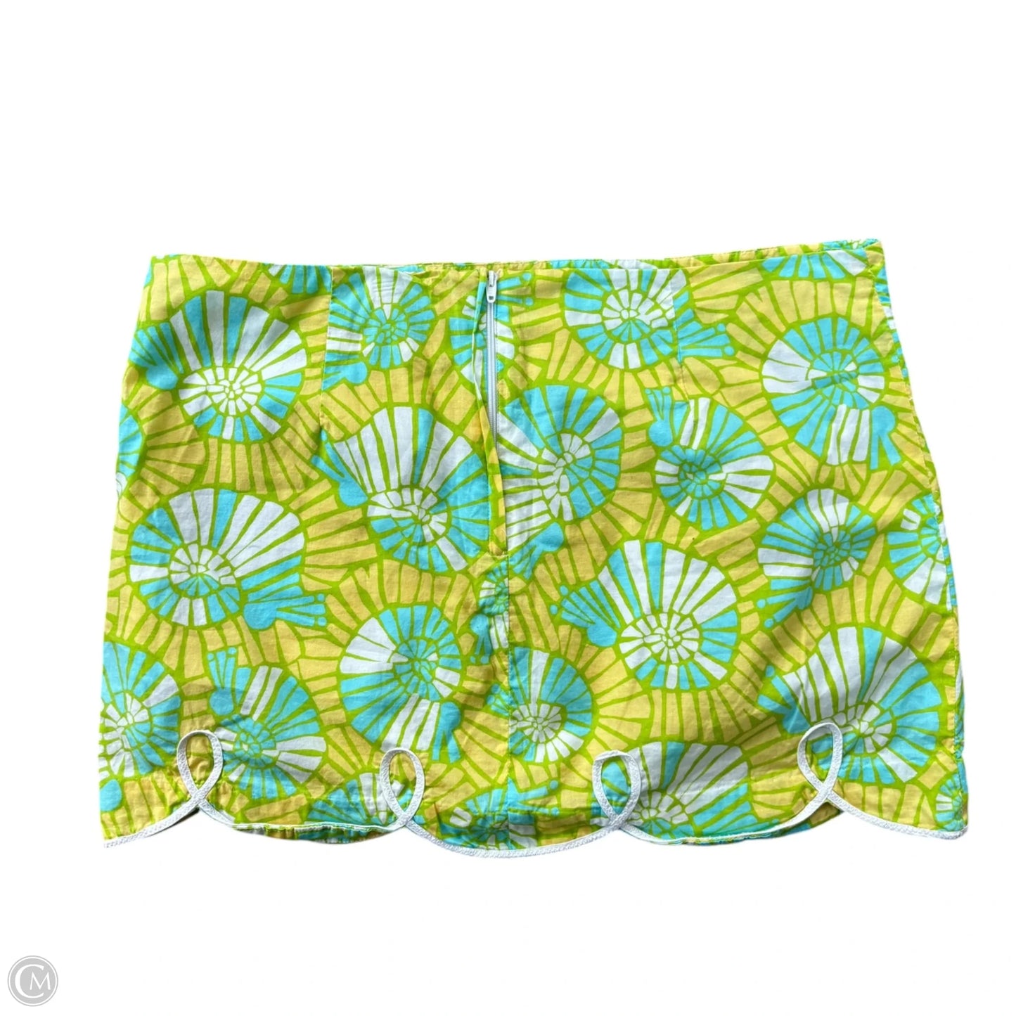 Skirt Designer By Lilly Pulitzer In Blue & Yellow, Size: M
