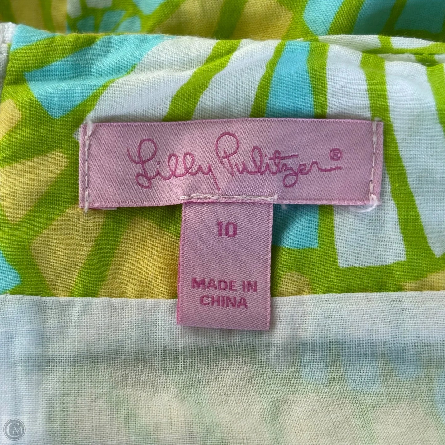 Skirt Designer By Lilly Pulitzer In Blue & Yellow, Size: M