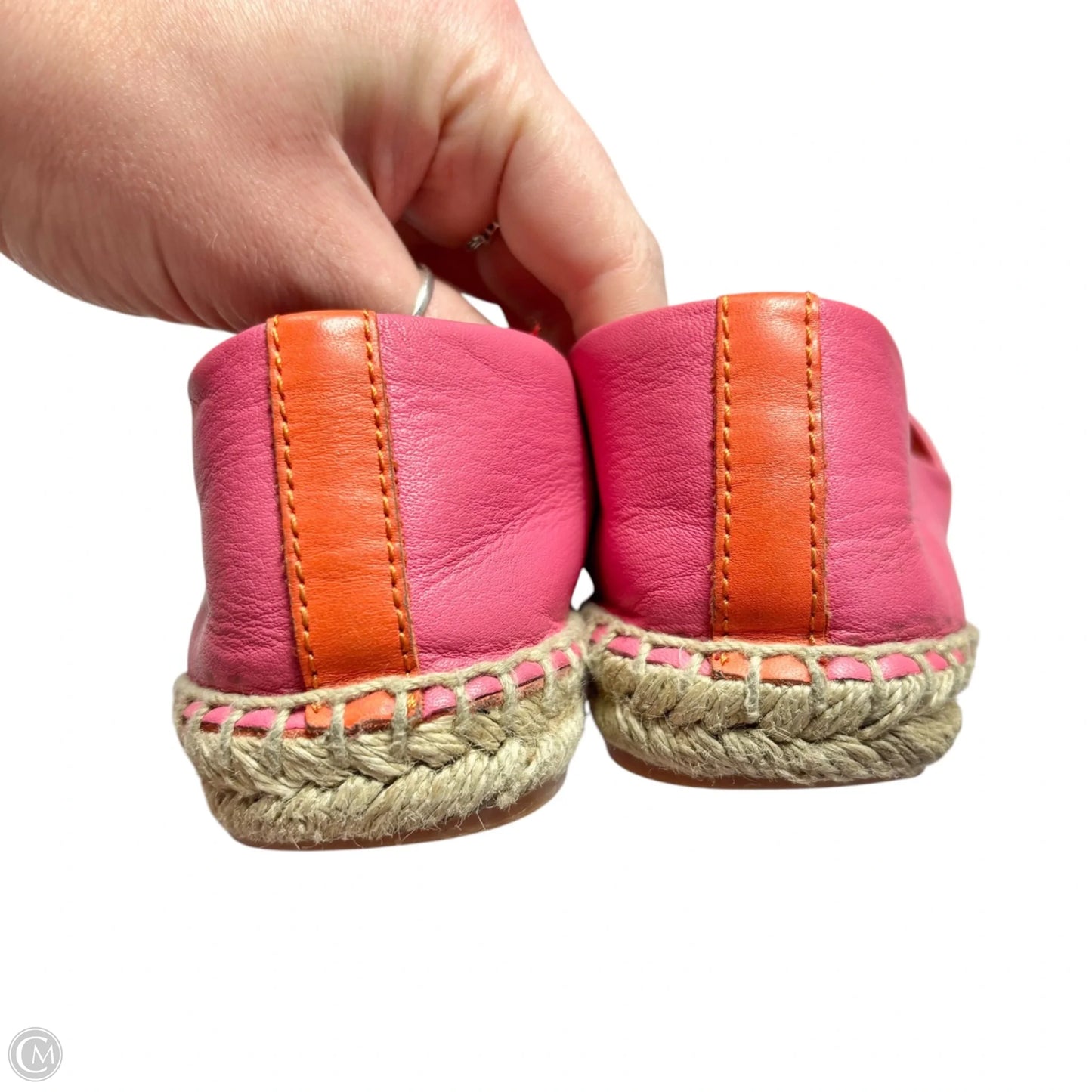 Shoes Designer By Tory Burch In Orange & Pink, Size: 8