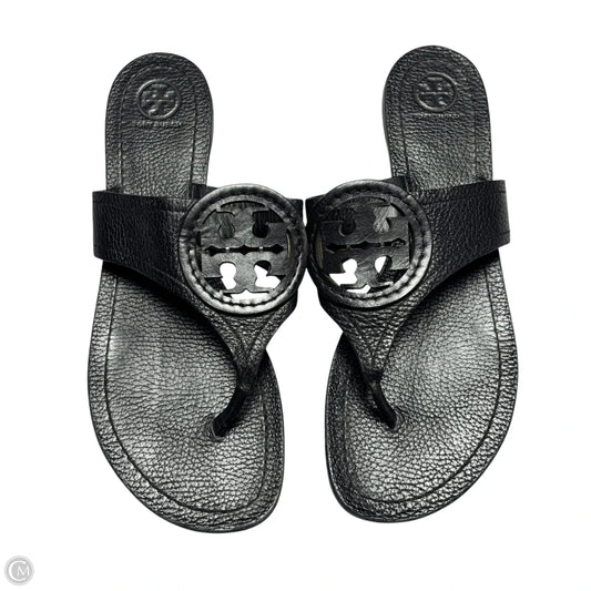Sandals Designer By Tory Burch In Black, Size: 9.5