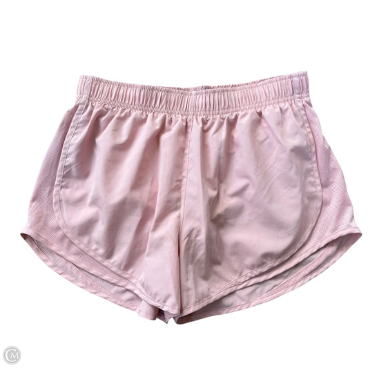 Athletic Shorts By Nike Apparel In Pink, Size: M