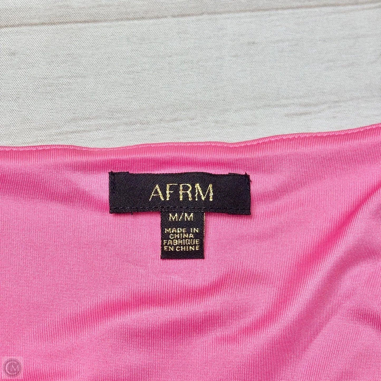 Top Short Sleeve By Afrm In Pink, Size: M