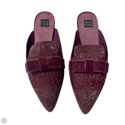Shoes Flats By White House Black Market In Purple & Silver, Size: 10