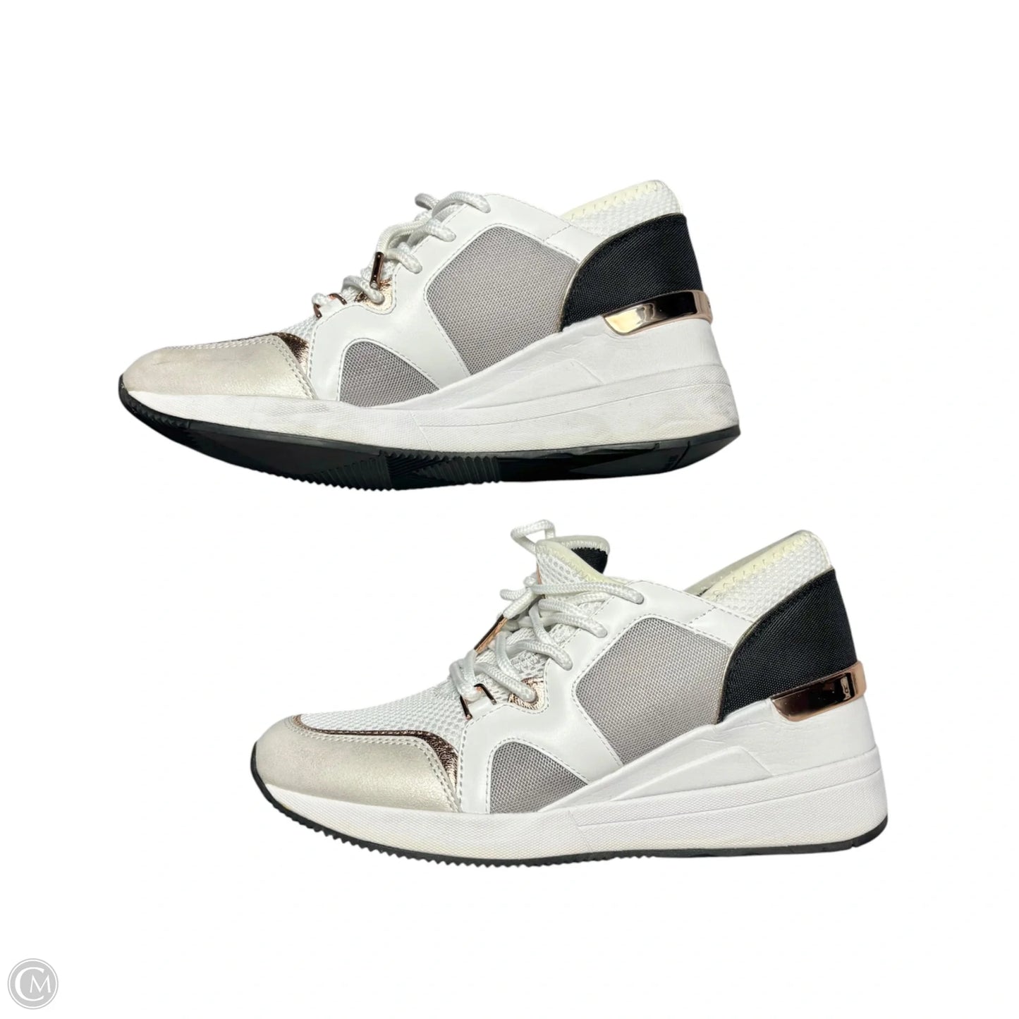 Shoes Sneakers By Michael By Michael Kors In Grey & White, Size: 7.5