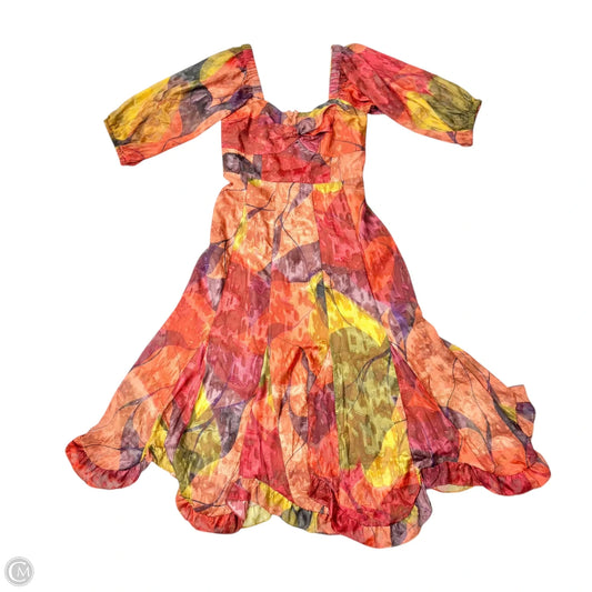 Dress Casual Midi By Hutch In Multi-colored, Size: Sp