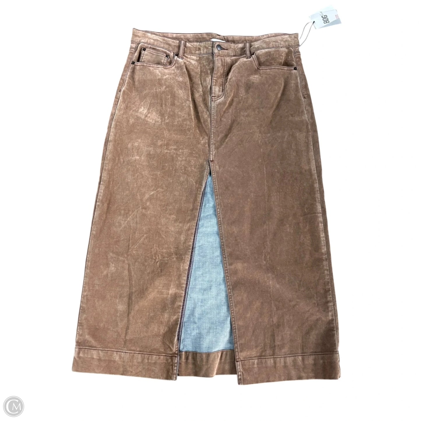 Skirt Maxi By Bdg In Brown, Size: Xl