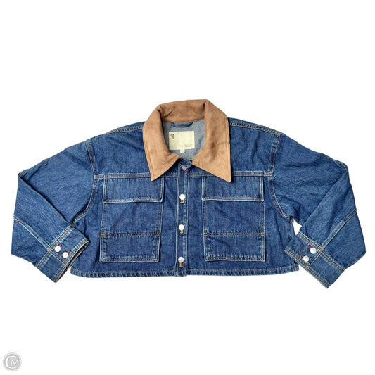 Jacket Denim By Pilcro In Blue Denim, Size: Xl