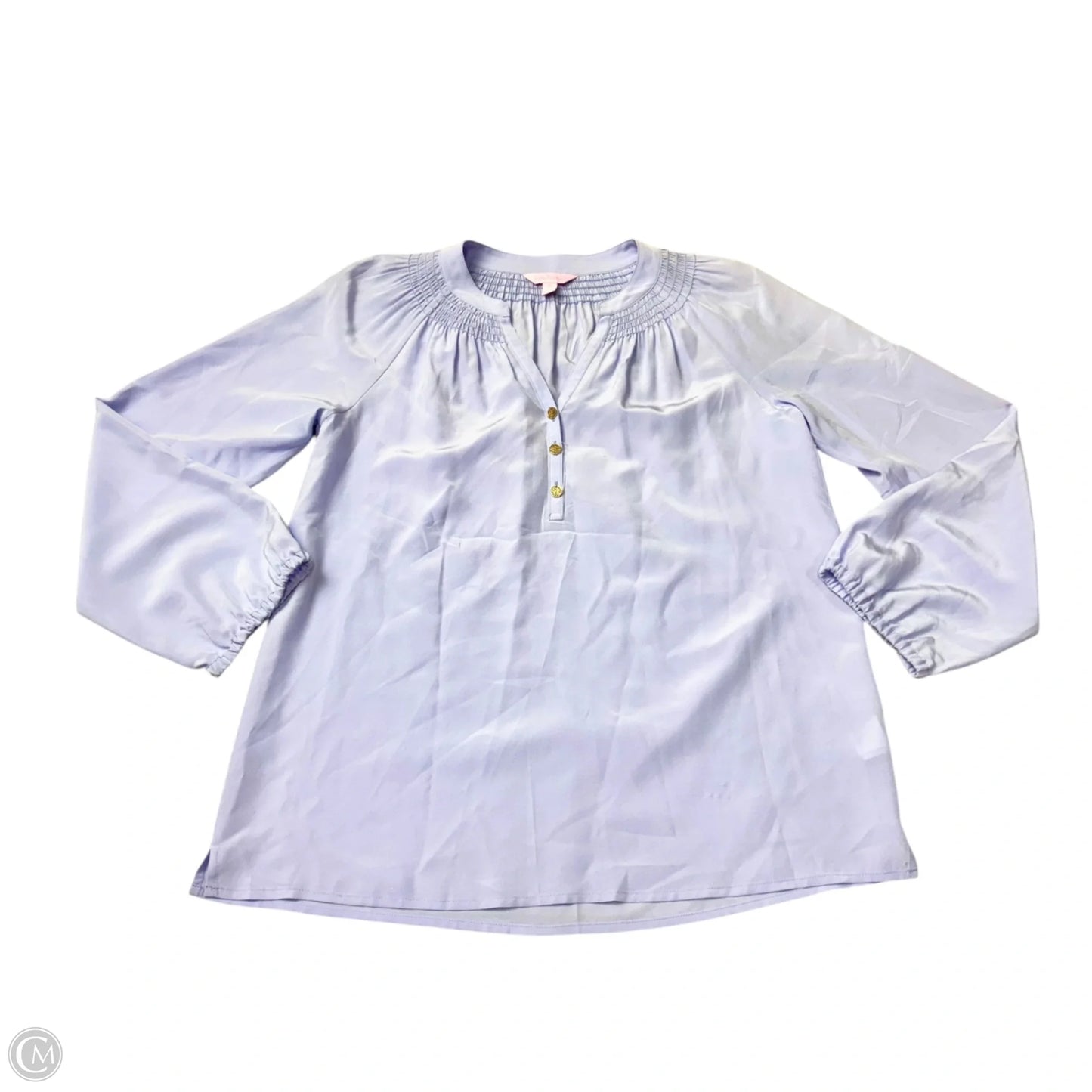Blouse Designer By Lilly Pulitzer In Purple, Size: Xs