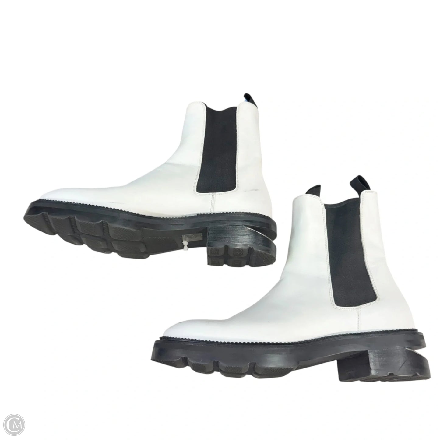 Boots Luxury Designer By Alexander Wang In White, Size: 8