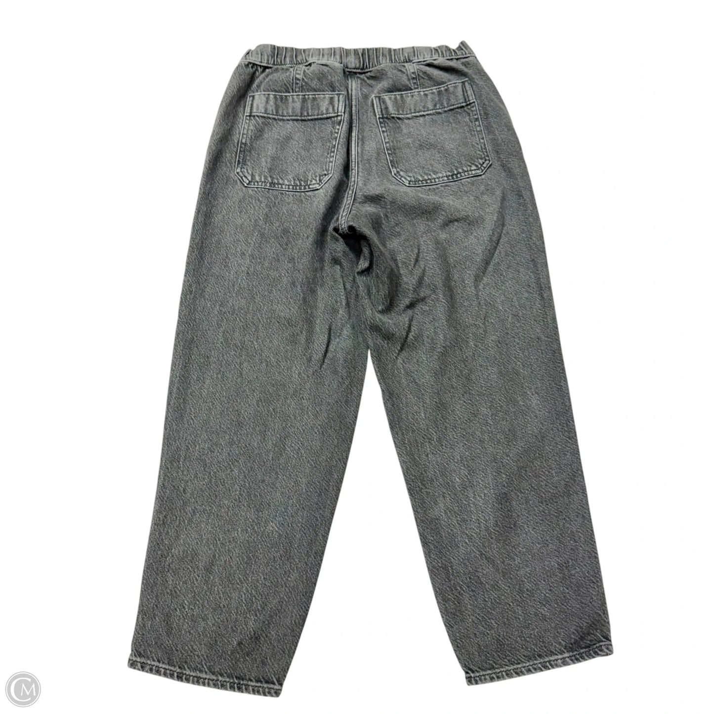 Jeans Cropped By Madewell In Black Denim, Size: Sp