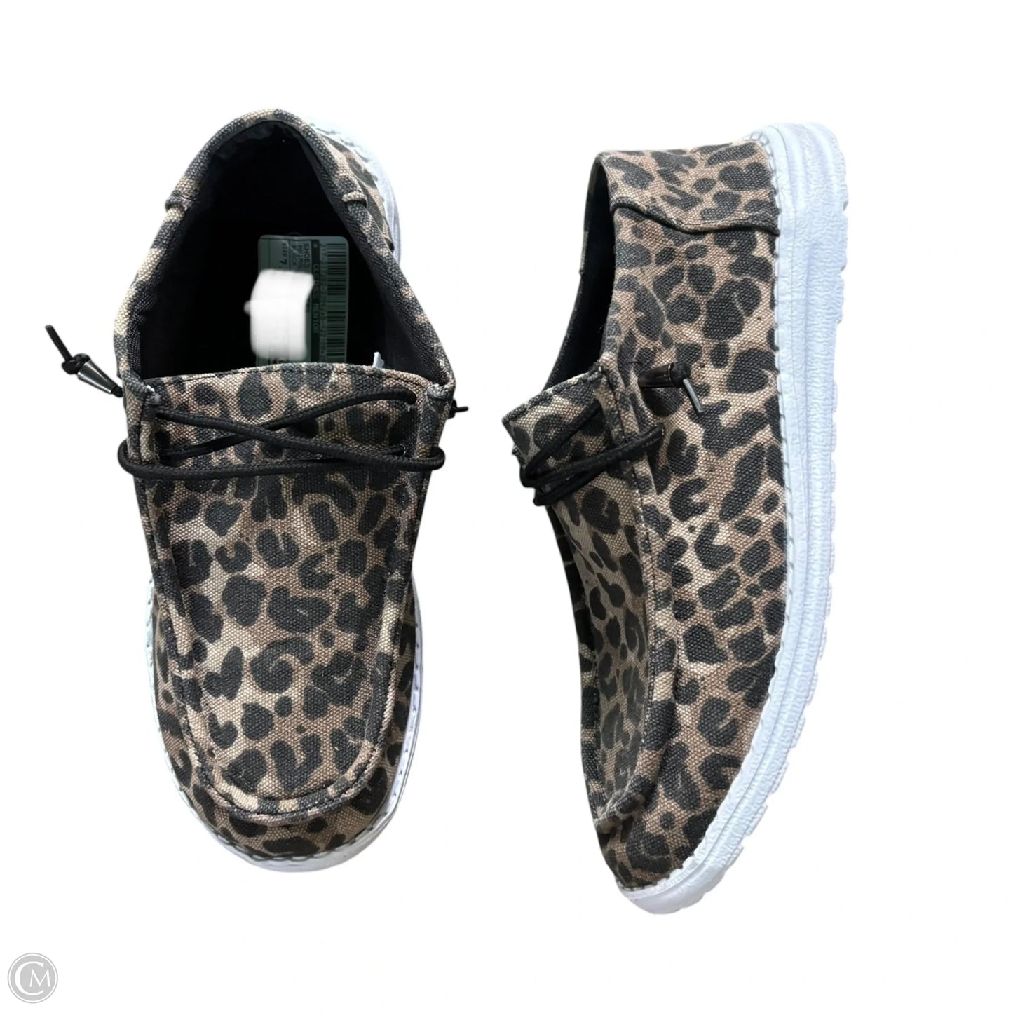 Shoes Flats In Animal Print, Size: 7.5