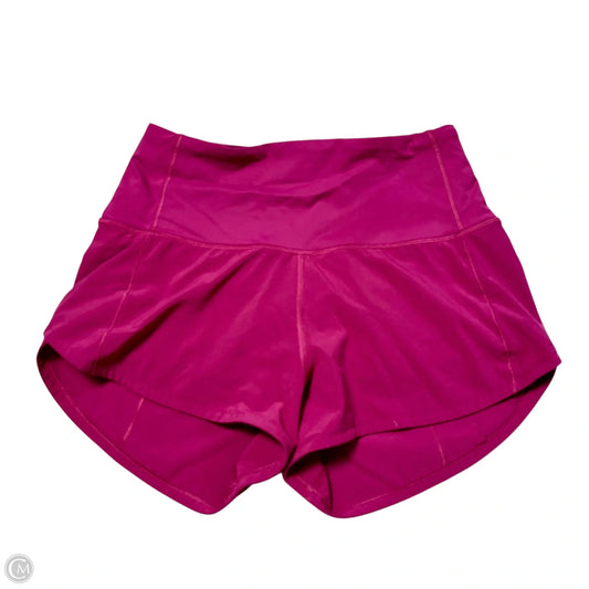 Athletic Shorts By Lululemon In Purple, Size: Xs