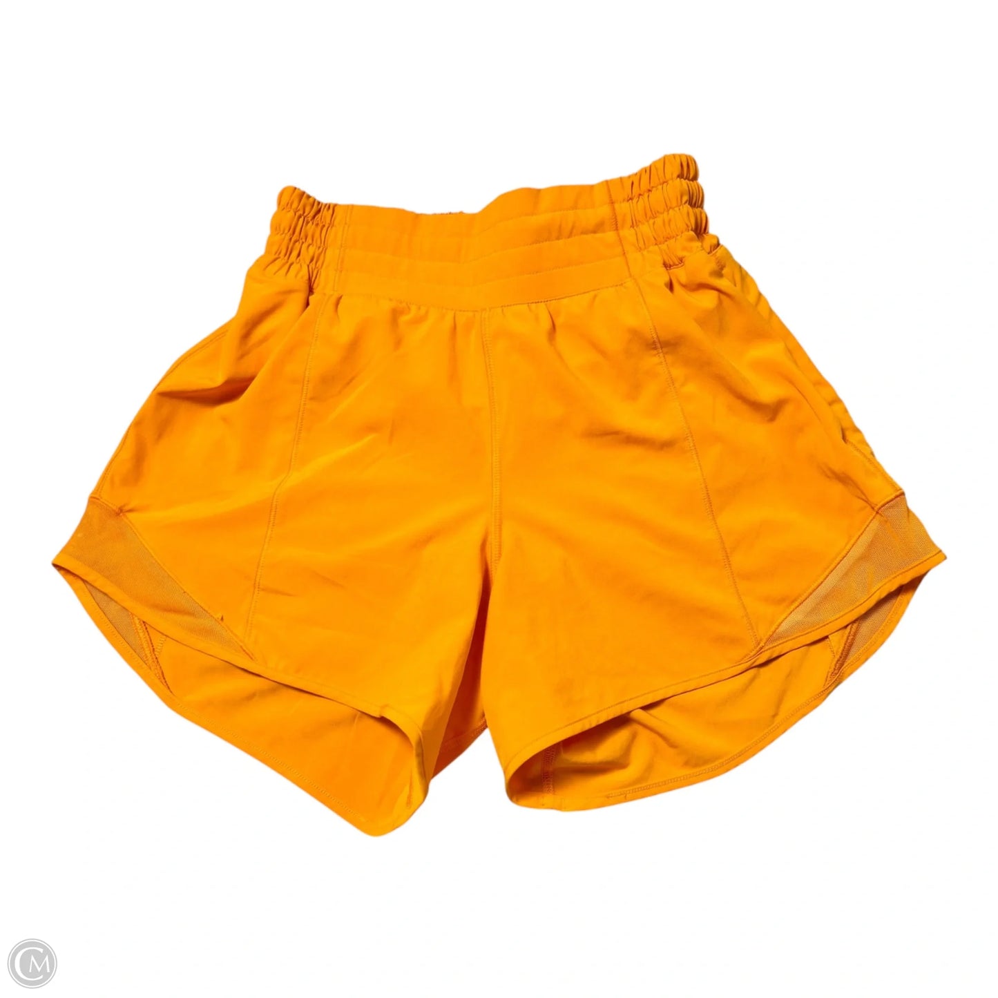 Athletic Shorts By Lululemon In Orange, Size: S