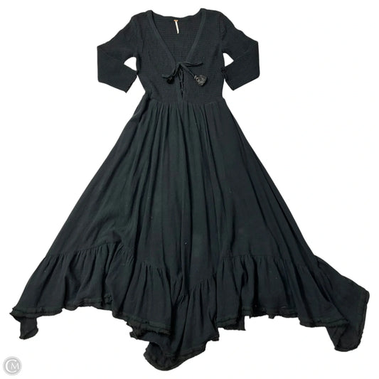 Dress Casual Maxi By Free People In Black, Size: Sp