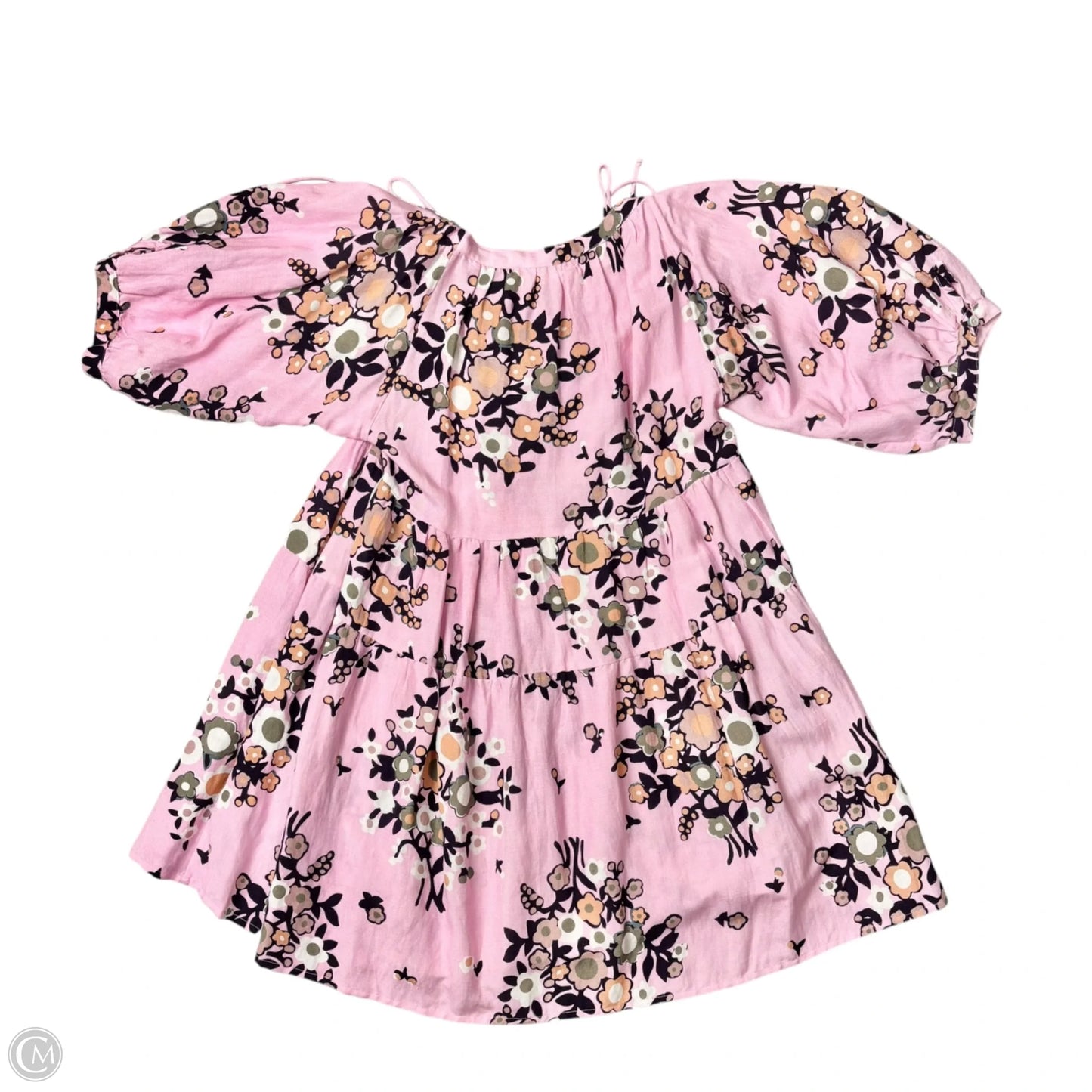 Dress Casual Short By Xingcsila In Orange & Pink, Size: S