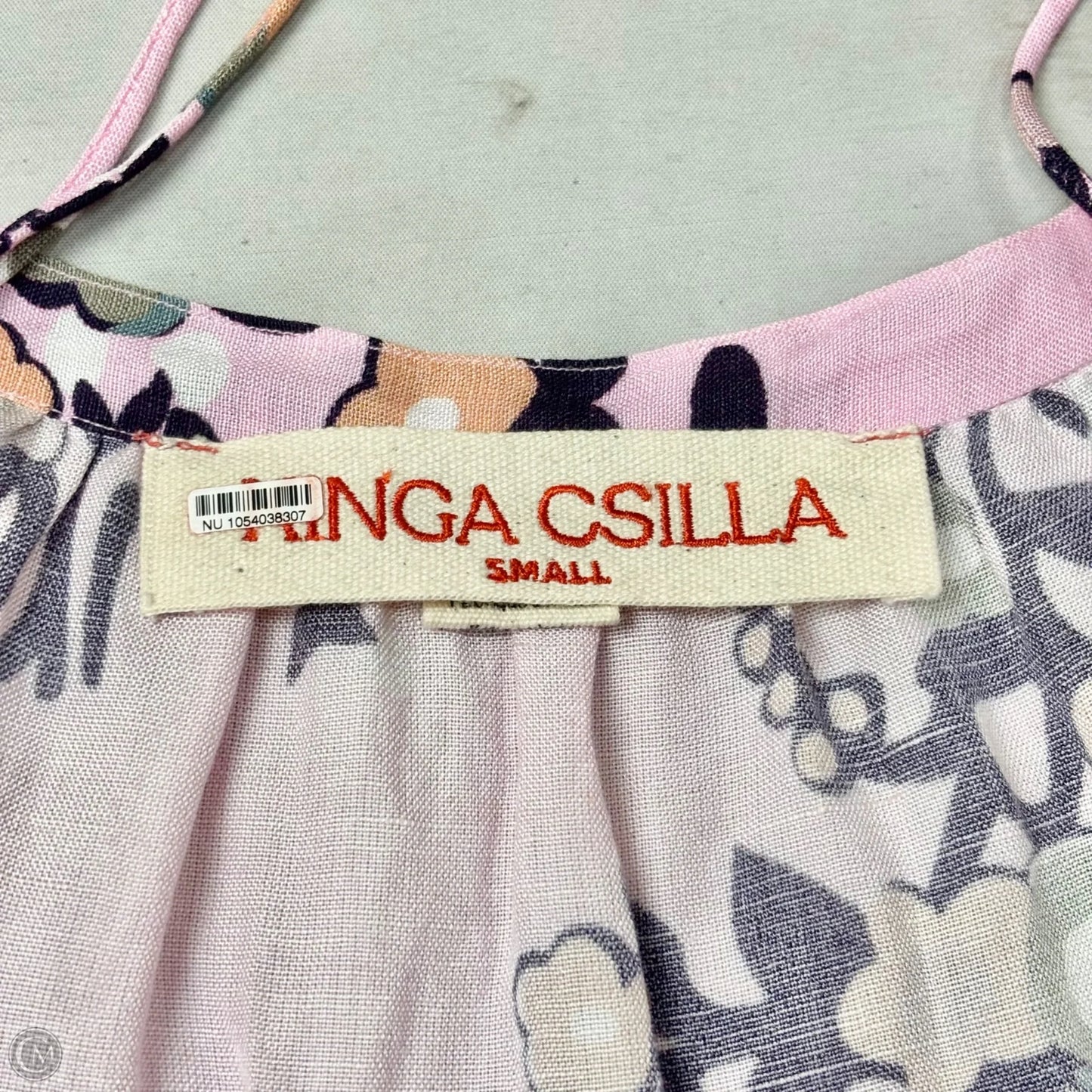 Dress Casual Short By Xingcsila In Orange & Pink, Size: S
