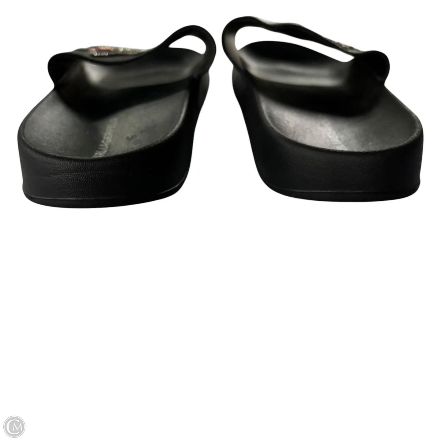 Sandals Designer By Karl Lagerfeld In Black, Size: 10