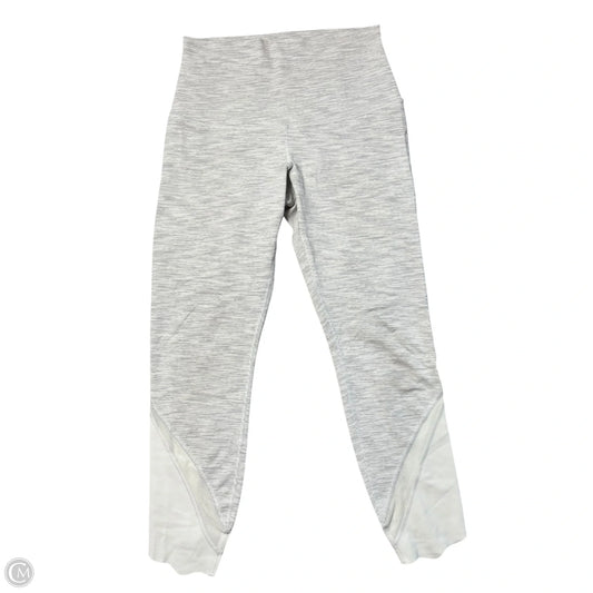 Athletic Leggings Capris By Lululemon In Grey & White, Size: S