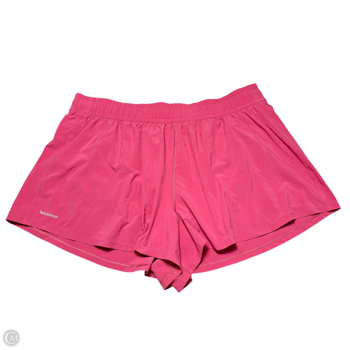 Athletic Shorts By Lululemon In Pink, Size: Xl