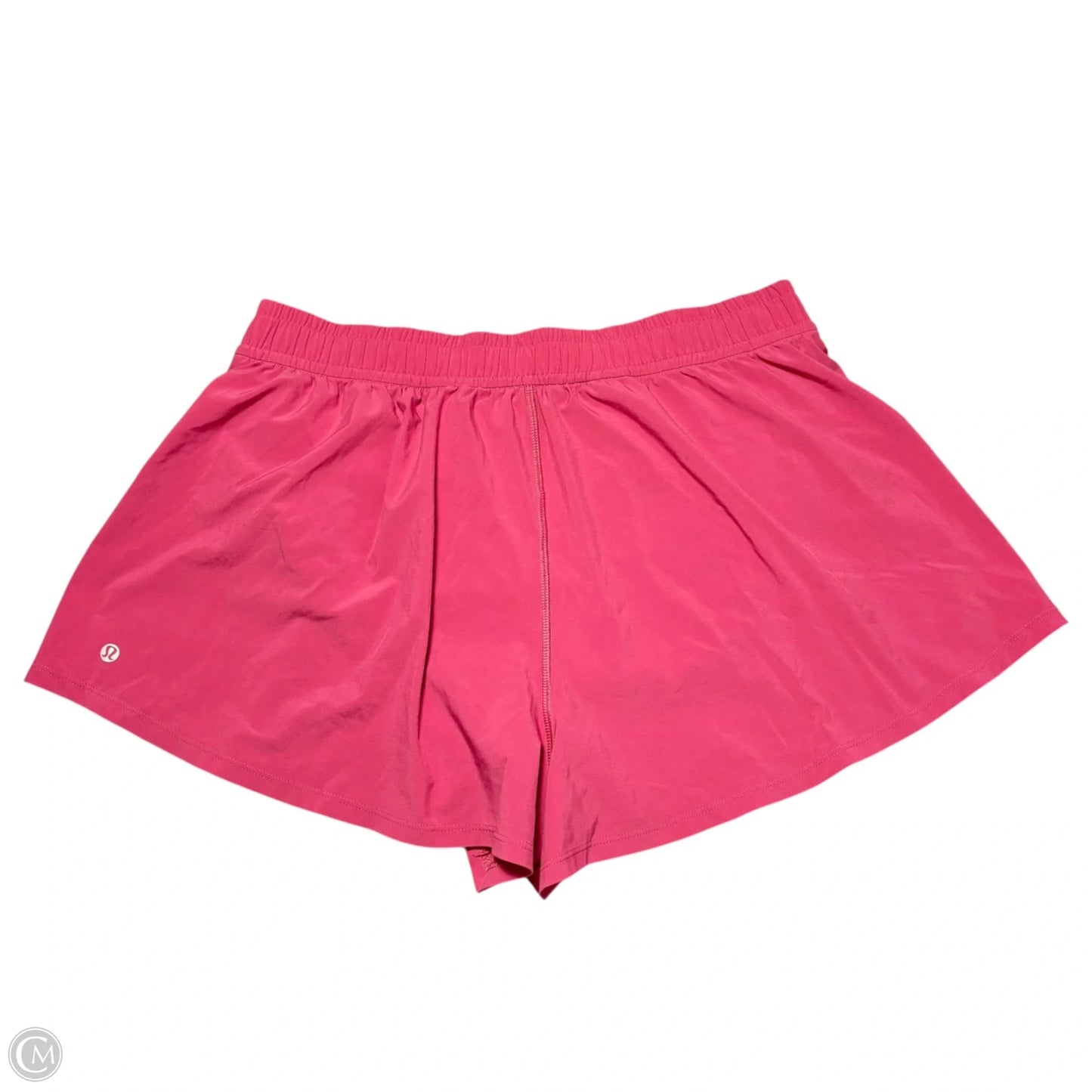 Athletic Shorts By Lululemon In Pink, Size: Xl