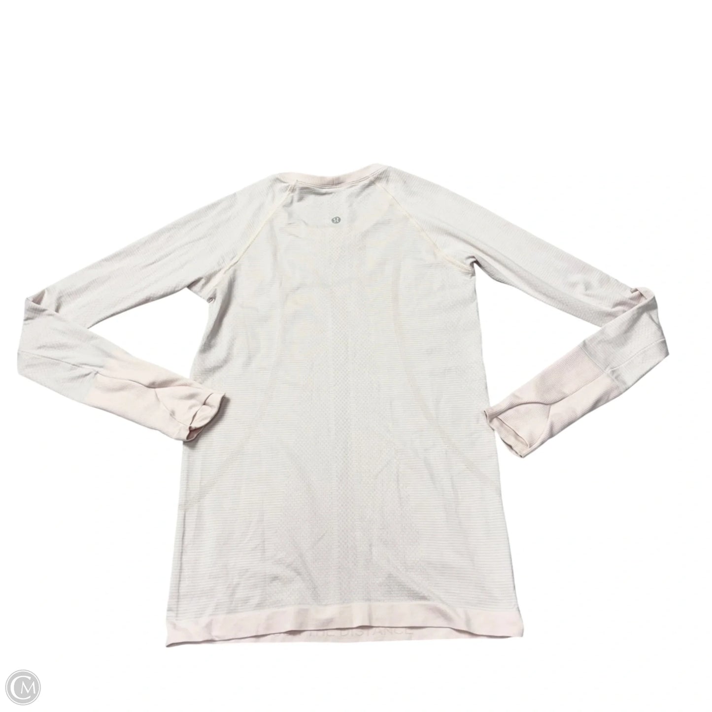 Athletic Top Long Sleeve Crewneck By Lululemon In Pink, Size: S