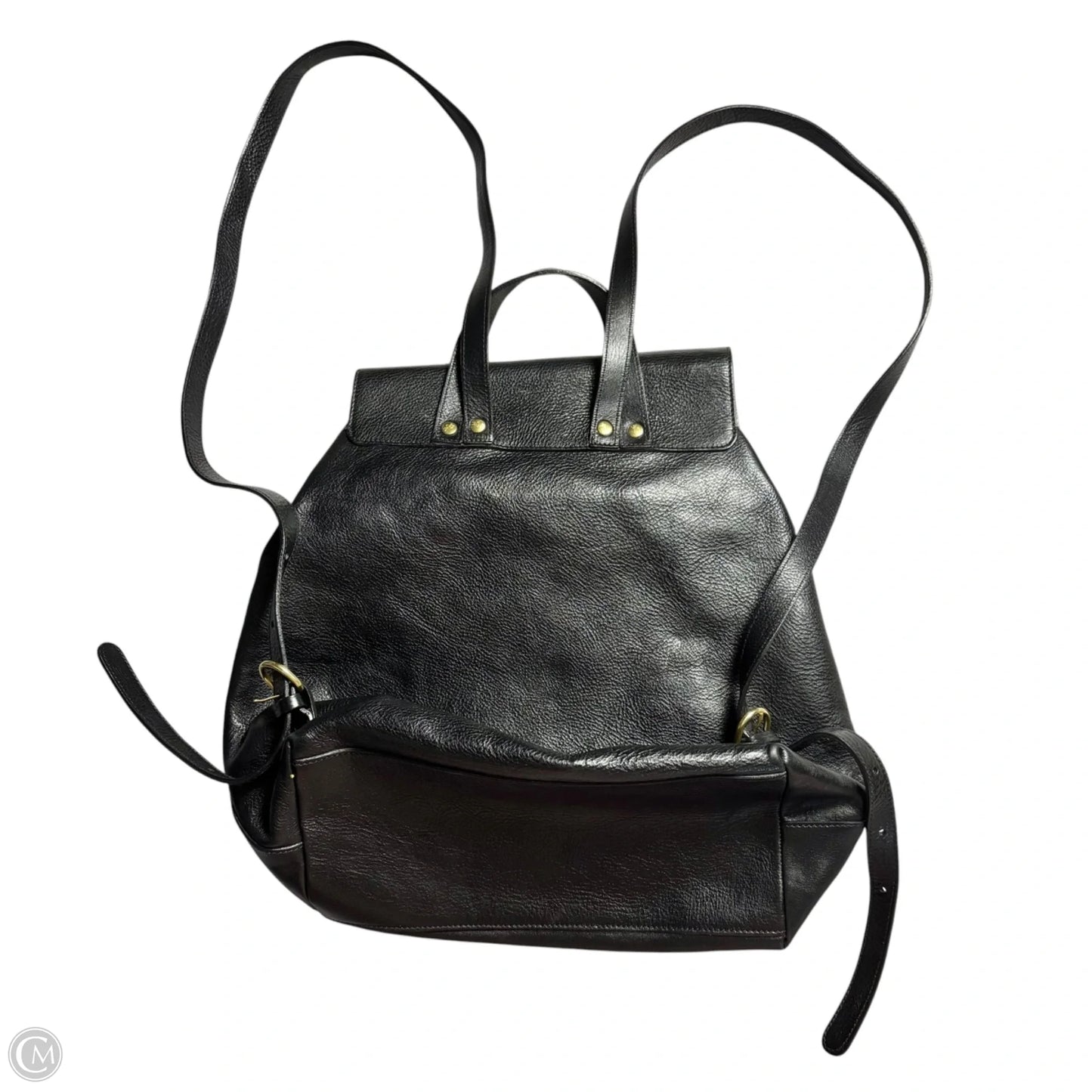 Backpack Leather By Il Bosonte, Size: Medium
