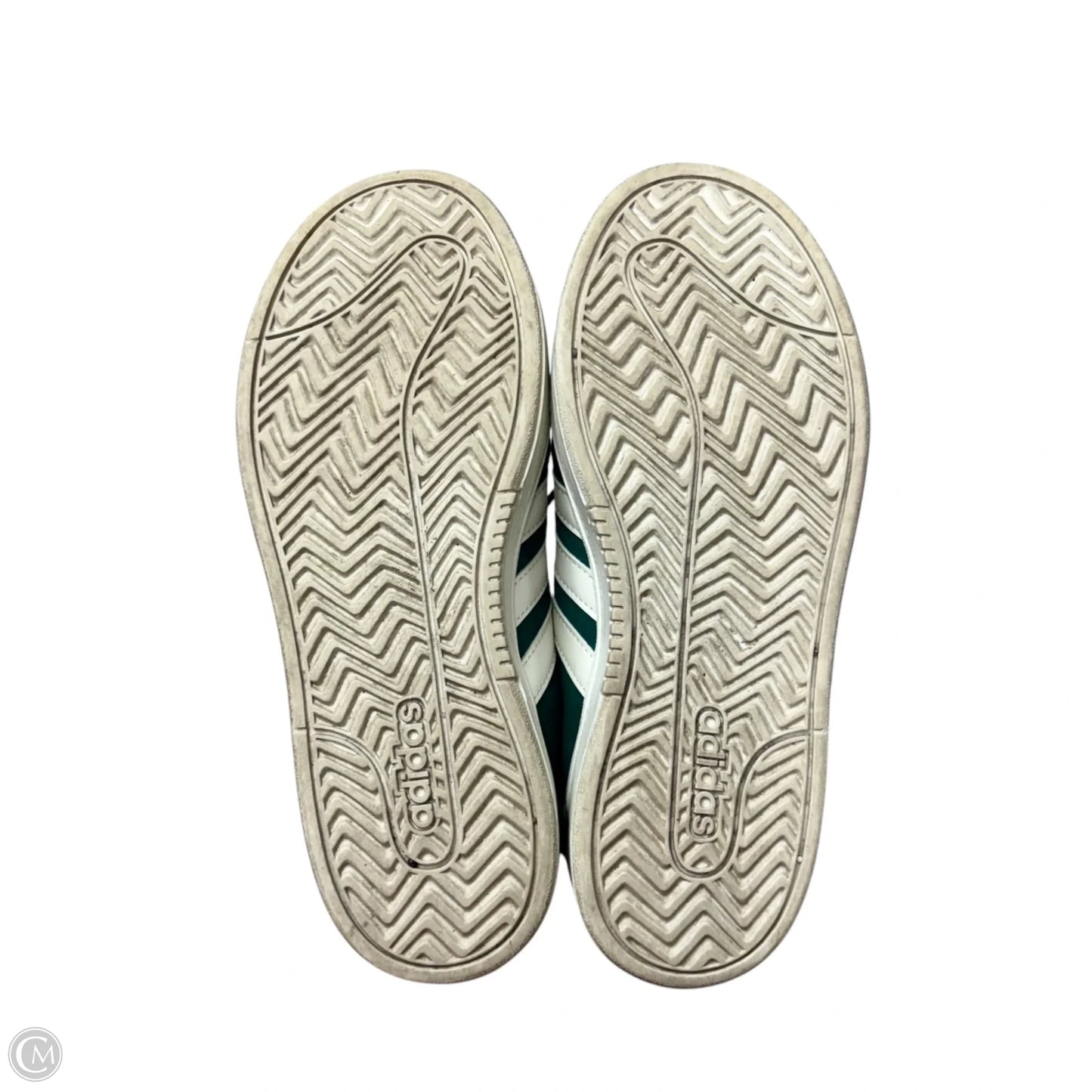 Shoes Sneakers By Adidas In Green & White, Size: 7