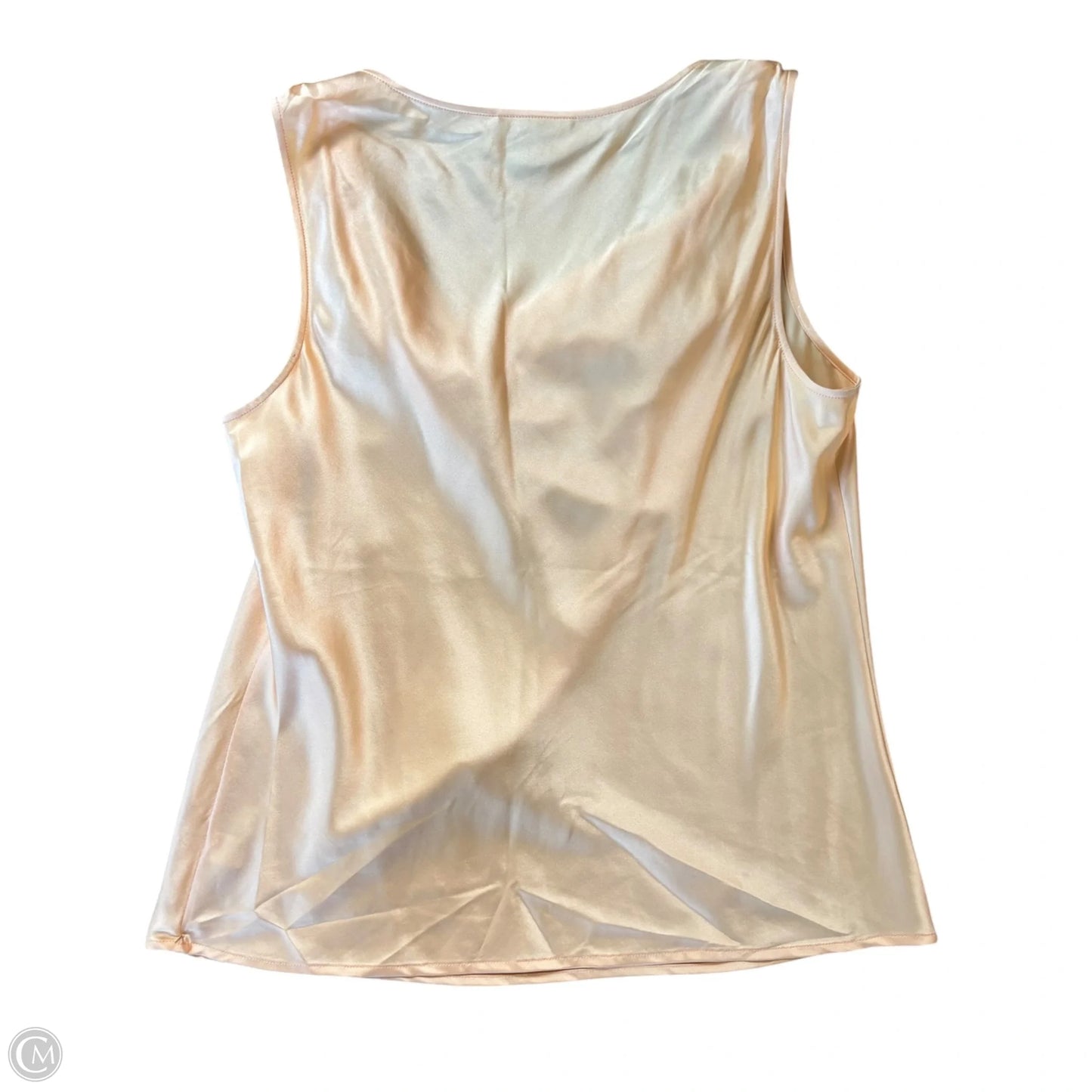 Blouse Sleeveless By St. John In Orange, Size: M